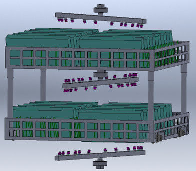 آلة تنظيف PCB المقاومة للأحماض دائمة مع رذاذ الدوار