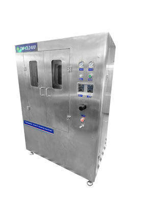 معدات تنظيف الغرفة المزدوجة للصفائح الشاشة والشفرة 400 كيلوغرام سعة وقت التنظيف 2-5 دقائق